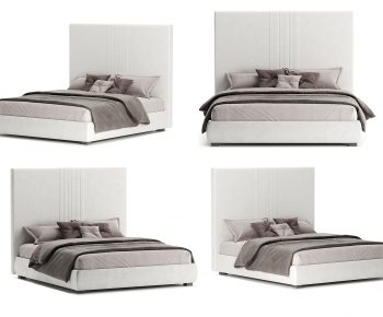 Modern Double Bed-ID:841366052