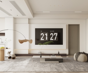 Modern A Living Room-ID:546369086