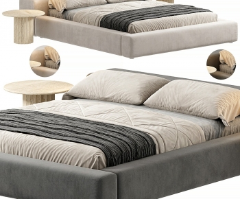 Modern Double Bed-ID:669528017