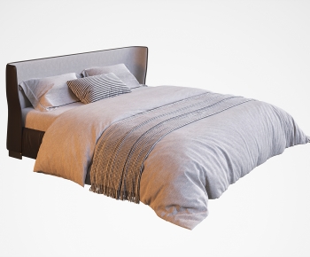 Modern Double Bed-ID:277374033