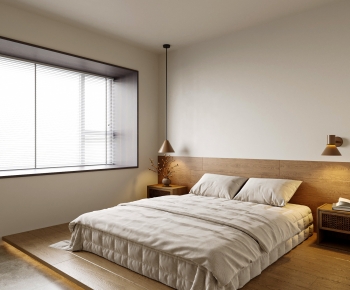 Wabi-sabi Style Bedroom-ID:964018117