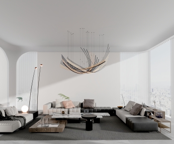 Modern A Living Room-ID:792799005