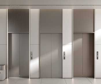 现代电梯门3D模型