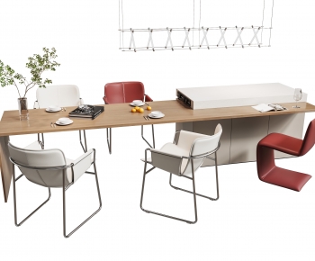 Modern Dining Table And Chairs-ID:204386007