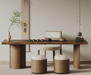Wabi-sabi Style Tea Tables And Chairs-ID:394201997