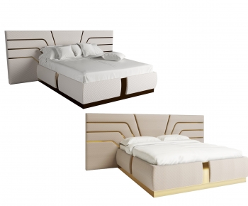 Modern Double Bed-ID:706528902