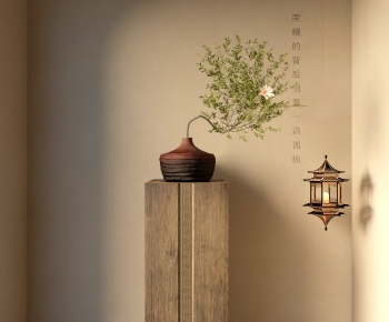 新中式花瓶盆栽盆景-ID:981270079