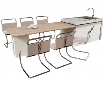 Modern Dining Table And Chairs-ID:351362944