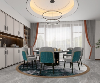 New Chinese Style Dining Room-ID:522537956