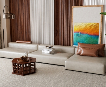 Simple European Style Corner Sofa-ID:953885081