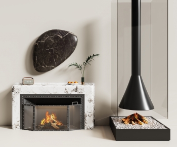 Modern Fireplace-ID:595585111