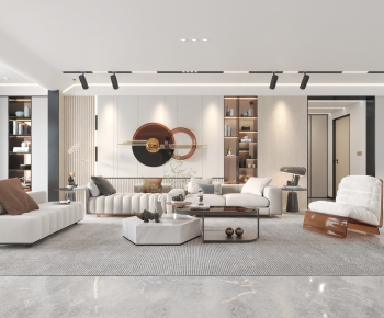 Modern A Living Room-ID:591425908