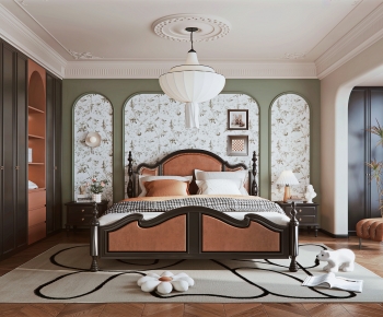 French Style Bedroom-ID:719552994