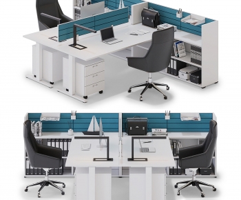 Modern Office Desk And Chair-ID:377430923