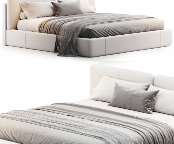 Modern Double Bed-ID:670476914