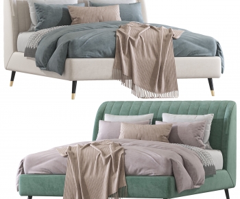 Modern Double Bed-ID:352514034