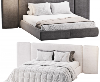 Modern Double Bed-ID:952819119