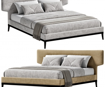 Modern Double Bed-ID:869421963