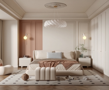 Simple European Style Bedroom-ID:130382062