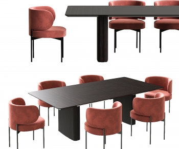 Modern Dining Table And Chairs-ID:113738067