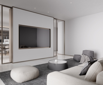 Modern A Living Room-ID:670111263