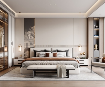 New Chinese Style Bedroom-ID:761557101