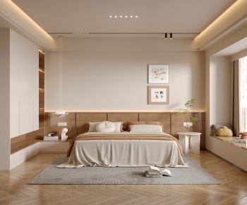 Japanese Style Bedroom-ID:914810901