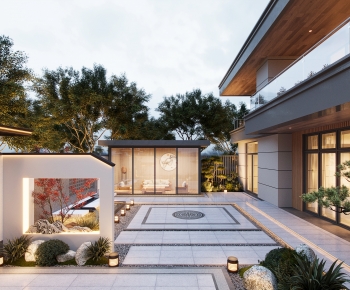 New Chinese Style Courtyard/landscape-ID:113432886
