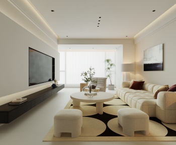 Modern A Living Room-ID:717624901