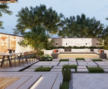New Chinese Style Courtyard/landscape-ID:111805925