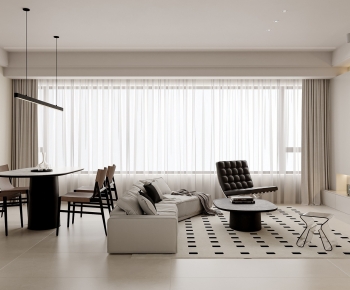 Modern A Living Room-ID:164380199