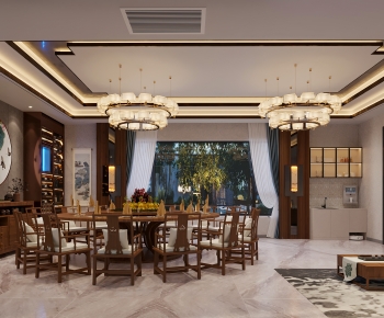 New Chinese Style Dining Room-ID:450023897