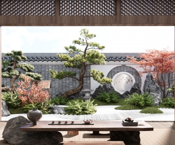 New Chinese Style Courtyard/landscape-ID:437557946