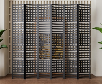 French Style Metal Screen Partition-ID:254141095