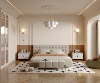 French Style Bedroom-ID:166531098