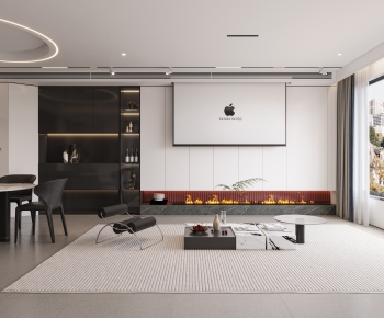 Modern A Living Room-ID:852874046