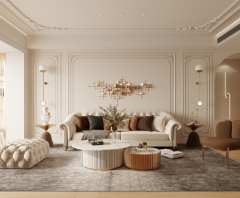 French Style A Living Room-ID:817555903