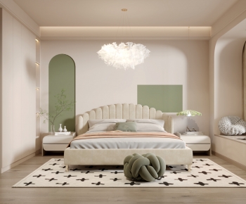 Nordic Style Bedroom-ID:369684936