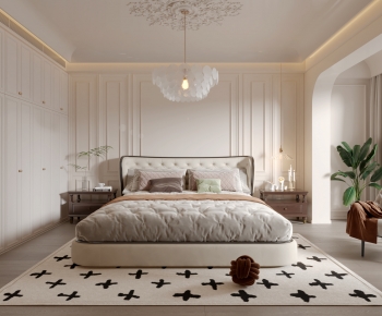 Simple European Style Bedroom-ID:521085987