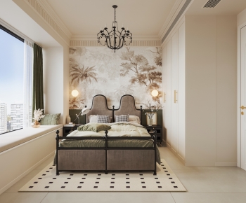French Style Bedroom-ID:246334089