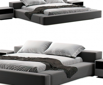 Modern Double Bed-ID:208838949