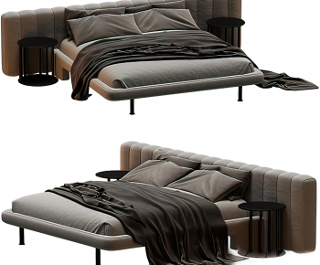 Modern Double Bed-ID:529906036