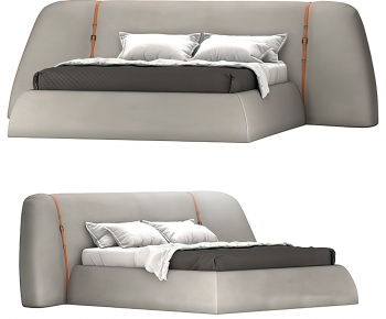 Modern Double Bed-ID:435251957