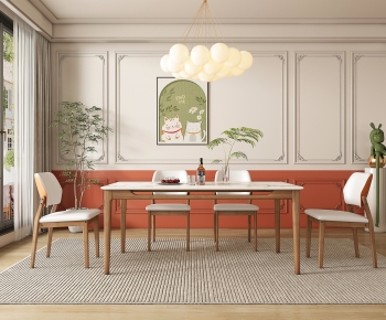 Nordic Style Dining Room-ID:106698048