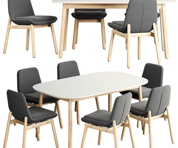 Modern Dining Table And Chairs-ID:973069916