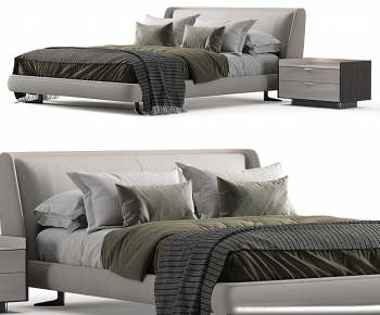 Modern Double Bed-ID:311017043