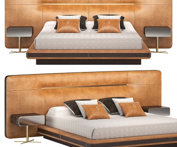 Modern Double Bed-ID:934587004
