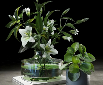 现代植物花艺花瓶-ID:942868954
