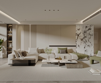 Modern A Living Room-ID:994122038