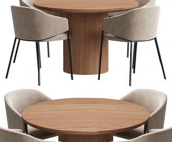 Modern Dining Table And Chairs-ID:190899483